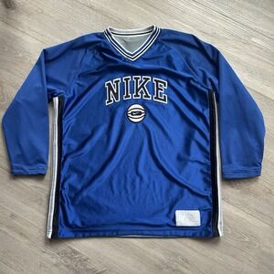 Vintage Nike Boys Supreme Basketball Mesh Reversible Long Sleeve‎ Jersey XL/XXL